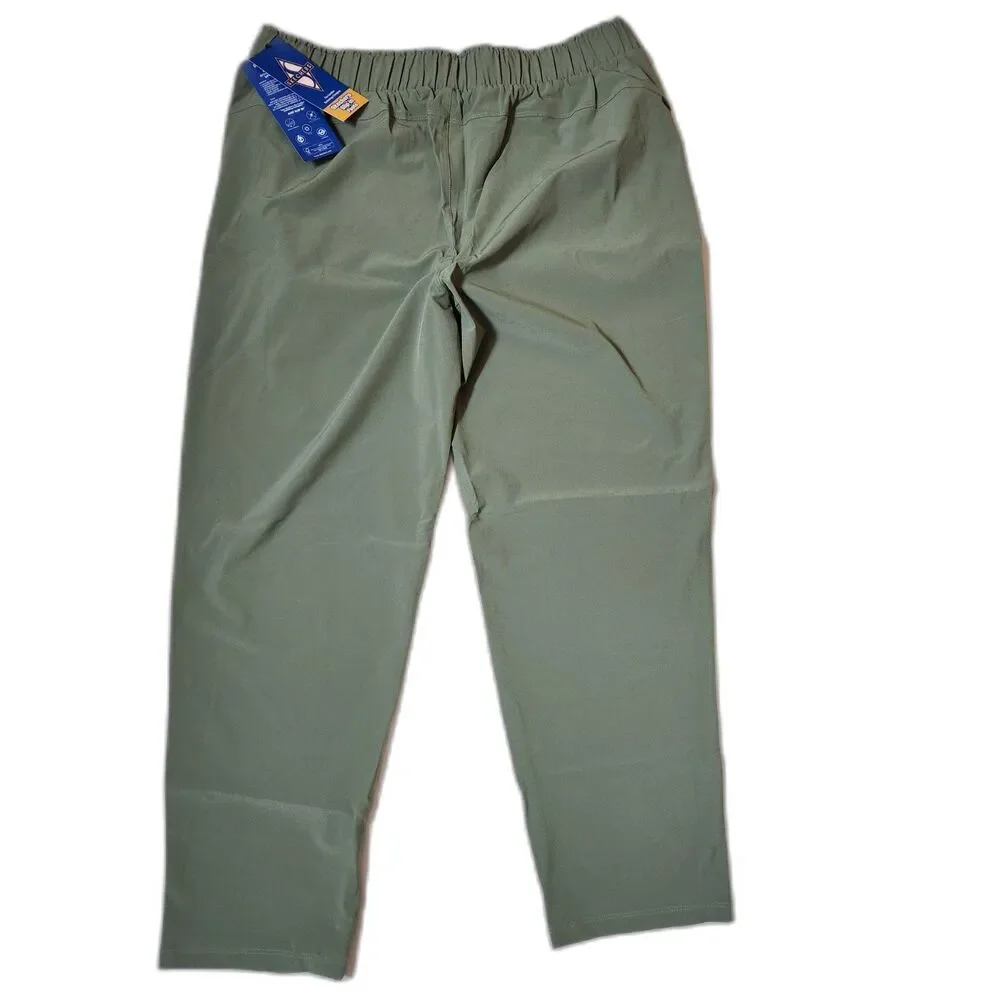 Skechers Olive Green Women's Pull-On Straight Leg Pants